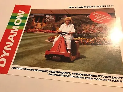 £28.75 • Buy DYNAMOW Ride On Mowers Original 1980s Rare Vintage Brochure