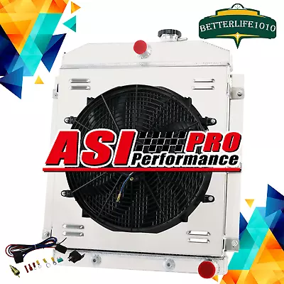 4-Row Radiator Shroud Fan For CHEVY 3100 3600 3800 3700 TRUCK 3.8L 5100 1949-54 • $309