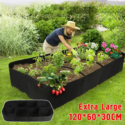 £12.34 • Buy 216L Plant Grow Bags Potato Fruit Vegetable Garden Planter Growing Bag Container