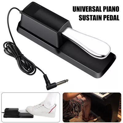 Piano Damper Sustain Pedal Foot Switch For Electric Yamaha Casio Roland Keyboard • $18.11