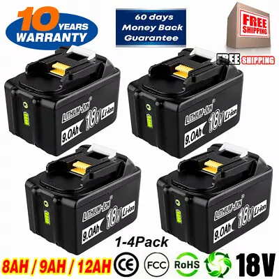 18V Battery For Makita BL1860 18Volt Li-ion LXT BL1850 BL1830 BL1840 BL1860B LED • £19.89