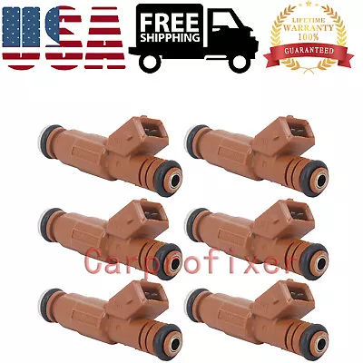 Set Of 6 Fuel Injectors 0280155831 9186340 Fits Volvo S60 S80 C70 XC70 XC90 2.5L • $34.49