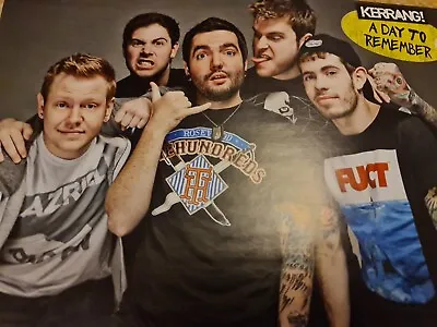 A Day To Remember  / Me You At Six A4 Poster Kerrang Magazine Uk  • $4.41