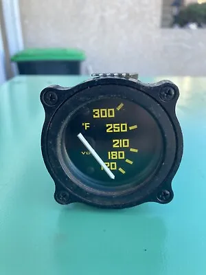 VDO VW Jet Cockpit Vintage Yellow Lettering Oil Temperature Gauge • $110