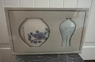 NEW Starbucks Collectible KOREA Pair Of Mini Vase Souvenir Magnets • $34.99