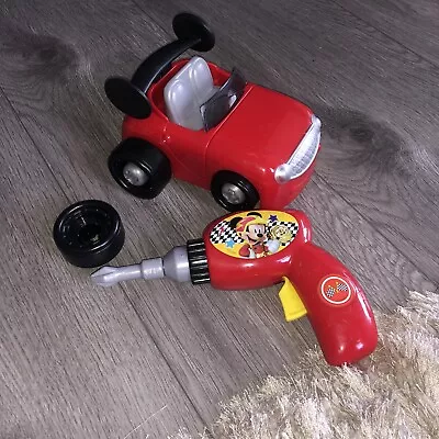 Mickey Mouse Drill And Car Toy Playset • £1