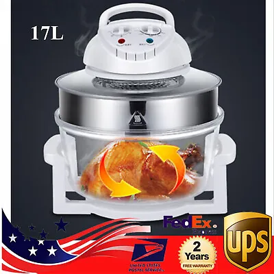 17L Turbo Electric Air Fryer Convection Oven Oil-Less Grill Roaster Bake Cooker • $57.95
