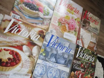 VICTORIA BLISS ROMANTIC HOME MAGAZINES 2008 ENTIRE YEAR/Special Issues/Christmas • $23.99