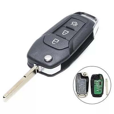 Flip Remote Key Fob 3 Buttons 434MHz ID49 Chip For Ford KA Mondeo Galaxy Fiesta • $49.50