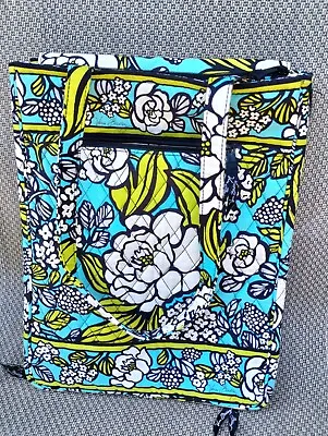 VERA BRADLEY Island Bloom Travel Bag Padded Floral Print Laptop Sleeve Retired • $36