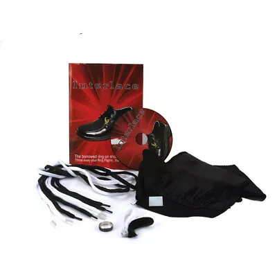 Interlace By Richard Sanders (DVD+Gimmick) Magic Tricks Ring Into Shoes Magic • $10.99