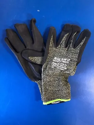  Stainless Steel Blend W/ Ultra Thin Nitrile Foam HVAC Gloves 13 Guage Med • $6.19