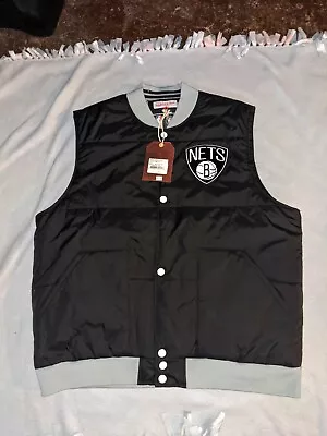 Brooklyn Nets Mitchell & Ness Free Agent Vest 2x • $40