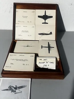 Vintage Military ID Cards- Combat Aircraft ID Cards - 1948-1953 283 Cards Exc. • $49.95