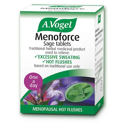 A.Vogel Menoforce® Sage Herb - 30 Tablets - For Menopausal Flushes & Sweats • £15.99