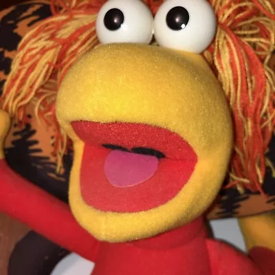 Jim Henson Muppets Fraggle Rock Red Hasbro Softies Plush Doll Vintage 1985 16” • $29.99