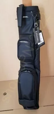 VESSEL Golf Pencil Stand Club Bag 2 Dividers Black Japan Limited New • $392.87