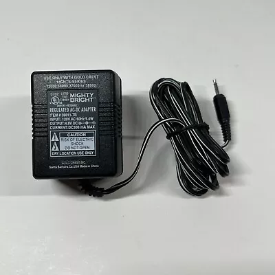 Mighty Bright Gold Crest AC Adapter Model 38011-TR  12000 36000 37000 38000 EUC • $12.95