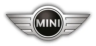 Mini Cooper Logo Auto Silver Car Bumper Sticker Decal - 3'' 5'' 6'' Or 8'' • $3.50