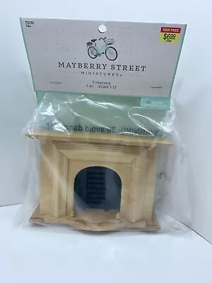 New OLD STOCK 2017 Mayberry Street Miniatures Fireplace • $18