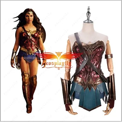 $118.88 • Buy Wonder Woman Diana Prince Female Adult Dress Cosplay Costume Suits Costume Made