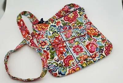 Vera Bradley Quilted  Hope Garden  Crossbody Bag EC W/ Wallet USA • $23