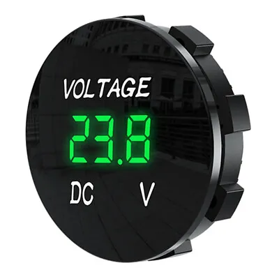 D3 Car Motorcycle DC 12-24V Digital Panel Voltmeter Voltage Meter (Green) • $6.93