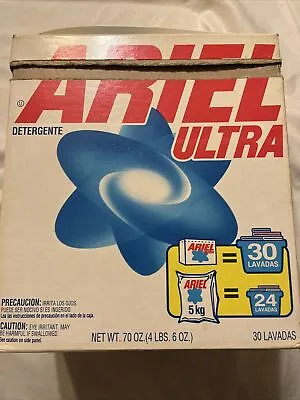 Vintage Ariel Ultra LAUNDRY DETERGENT Box  1992 Soap 70oz • $11.99