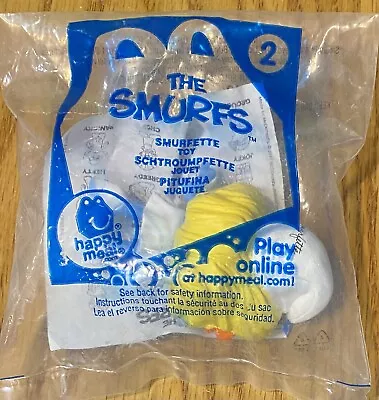 2011 The Smurfs McDonalds Happy Meal Toy - Smurfette #2 Still Sealed • $7.99