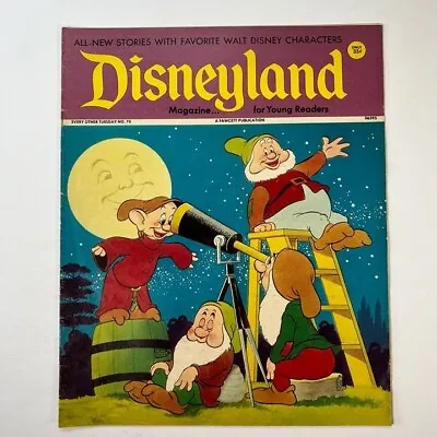 Vintage DISNEYLAND Magazine/comic No 70 -  Rare 1970s DisneyMania Item • $12