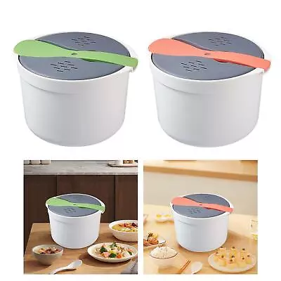 Steaming Pot Cookware Microwave Pressure Steamer Cooker For Rice Ramen • £20.87