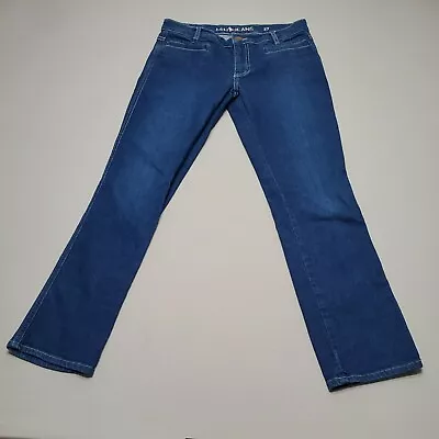 MiH Paris Jeans Womens 28×27 Blue Medium Wash Cropped Slim Leg Mid Rise • $16.10