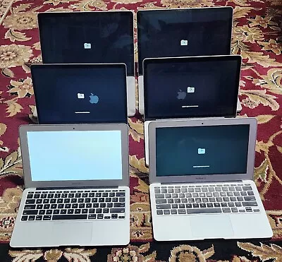 LOT OF 6 Apple MacBook Pro & Air For PARTS Or Repair No SSD-HDD As Is  • $449