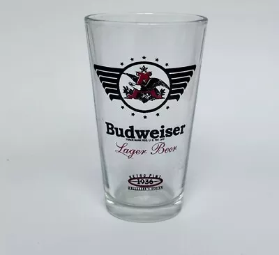 Vintage Budweiser Lager Beer Pint 1936 Collector's Series Glass Retro • $12.95