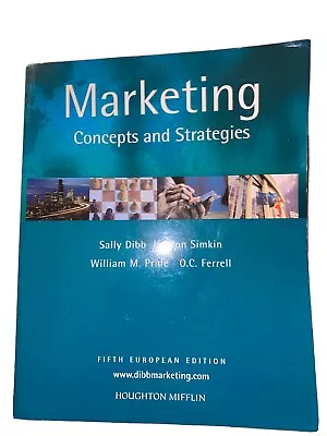 Marketing Concepts And Strategies Textbook • £7.50