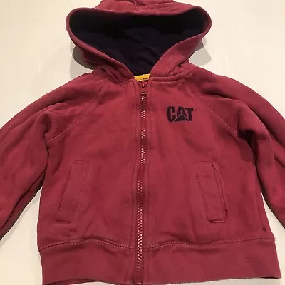 CAT Caterpillar Hoodie Pink Girls Size 2 (24months) EUC • $19.95