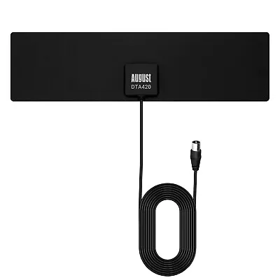 £16.99 • Buy Freeview Aerial Window Wall Flat Ariel HD DAB FM Indoor Antenna August DTA420