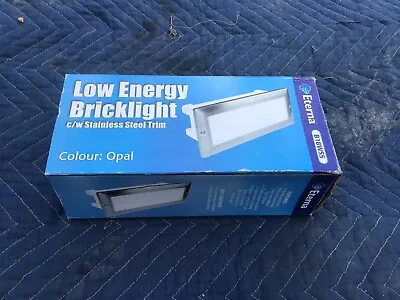 £27 • Buy Eterna 18w Low Energy Opal Diffused Bricklight For Garden/driveway. New/unused.
