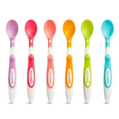 Munchkin Soft-Tip Infant Spoon BPA Free Multi-Color 6 Count • $613