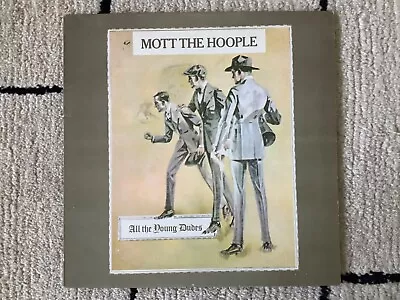 Mott The Hoople All The Young Dudes UK 1st Issue LP Inner BOWIE Glam Rock Prog • $12.32