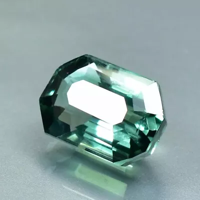 10.31 Ct Ravishing Natural Green Tourmaline Mozambique Radiant Cut GIT Certified • $15.26