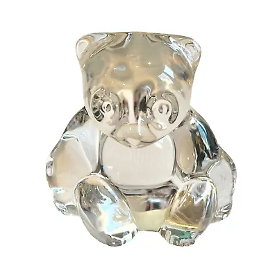 VILLEROY & BOCH 1748 Crystal Panda Bear Figure Paperweight • $32