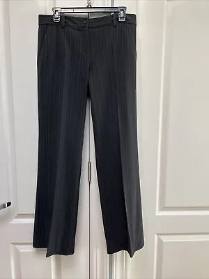 Sigrid Olsen Women’s Innovator 07 Striped Grey Back Pockets Dress Pants Size 6 • $10