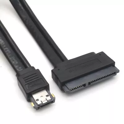 2 In 1 ESATA USB 12V 5V Data Cable Combo To 22Pin USB Hard Disk Line 19.7in • $18.87