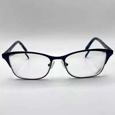 Vera Wang V911 NV Eyeglass Frame Metal Spring Dark Navy Blue Tortoise  51-16-140 • $29.95