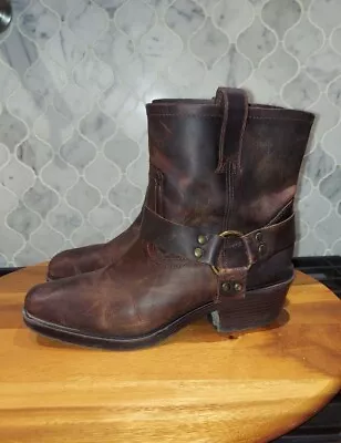 Cabelas Mid-calf Leather Women's Harness Boots Leather Size 9.5 • $30.22