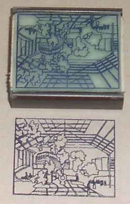 St Lazare Train Station By Monet Rubber Stamp • $8.99