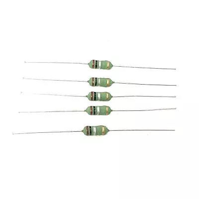 5 X 2.5W 5% Wire Wound Resistors Values 0.1R To 150R Wirewound Resistor 2.5 Watt • £2.79