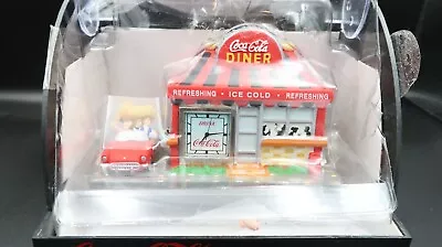 Coca-Cola Brand Collectible Mini-Clock Retro Diner And Car Open Box Mint • $23.99