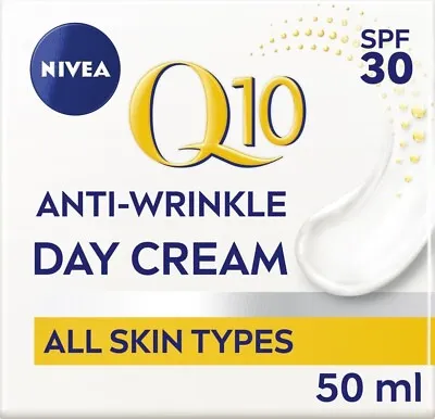 NIVEA Q10 Power Anti-Wrinkle + Firming Age Spot Day Cream SPF30 (50 Ml) • £6.99